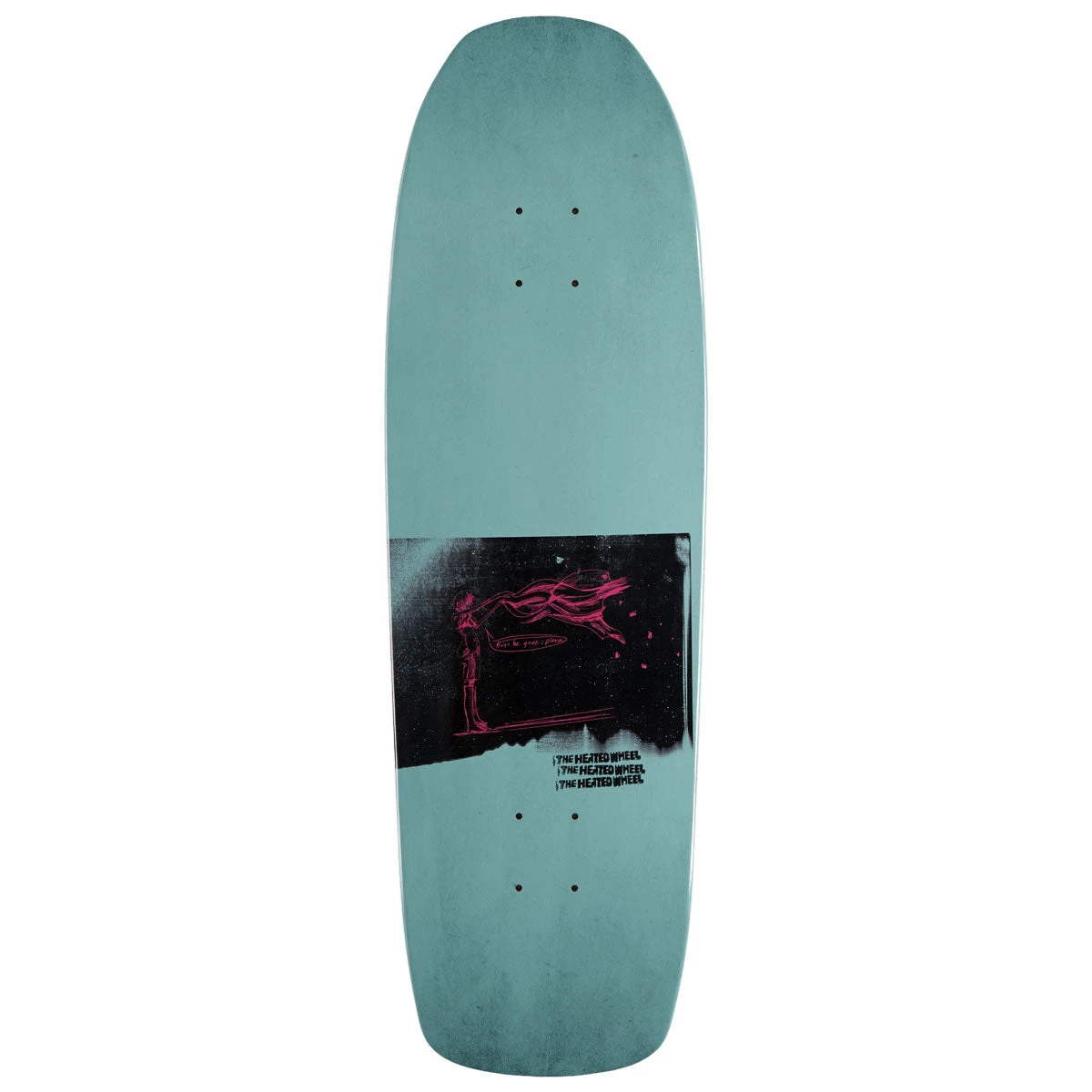 The Heated Wheel Bugs Be Gone Skateboard Deck - 9.50" 3 The Heated Wheel Bugs Be Gone Skateboard Deck - 9.50"