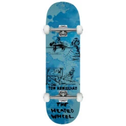 The Heated Wheel Tom Remillard Pinball Wizard Skateboard Complete - 9.00"