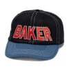 Baker Allegiance Snapback Hat - Black/Blue 1 Baker Allegiance Snapback Hat - Black/Blue -DADDIES Skate Gear BQ8D4BA 1