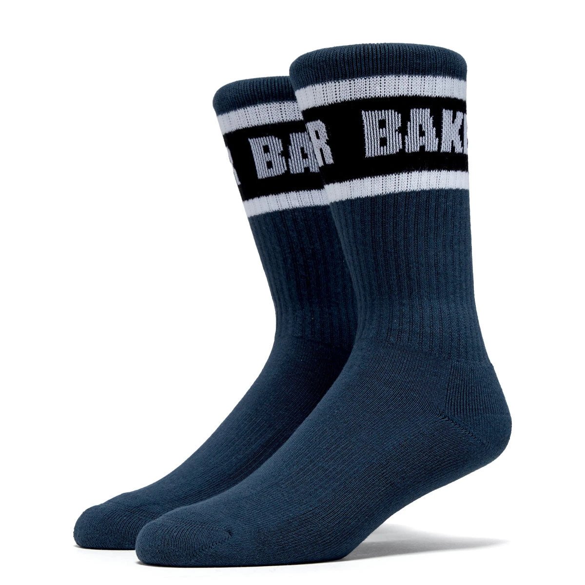 Baker Stripe Socks - Navy 3 Baker Stripe Socks - Navy