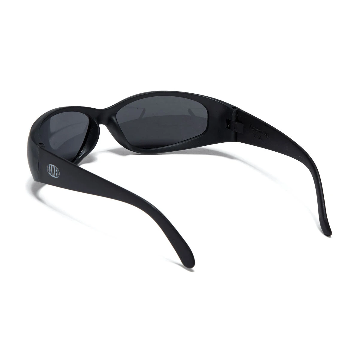 Baker Oval Wraparound Sunglasses - Black 4 Baker Oval Wraparound Sunglasses - Black - Image 2