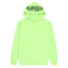 Deathwish Deathspray Hoodie - Safety Green 2 Deathwish Deathspray Hoodie - Safety Green -DADDIES Skate Gear BQ8D4DF 1