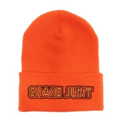 Shake Junt Stretch Logo Beanie - Orange
