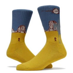 Psockadelic Santa Fe Socks - Multi II -DADDIES Skate Gear BQ8D519 2
