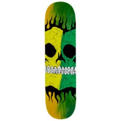 Baker Andrew Reynolds Rasta Skull B2 Skateboard Deck - 8.38"