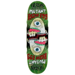 Heroin Mutant Razor Egg Skateboard Deck - 9.50"