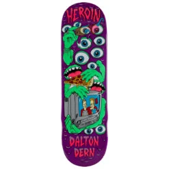 Heroin Dalton Dern Mutate Or Die Skateboard Deck - 8.75"