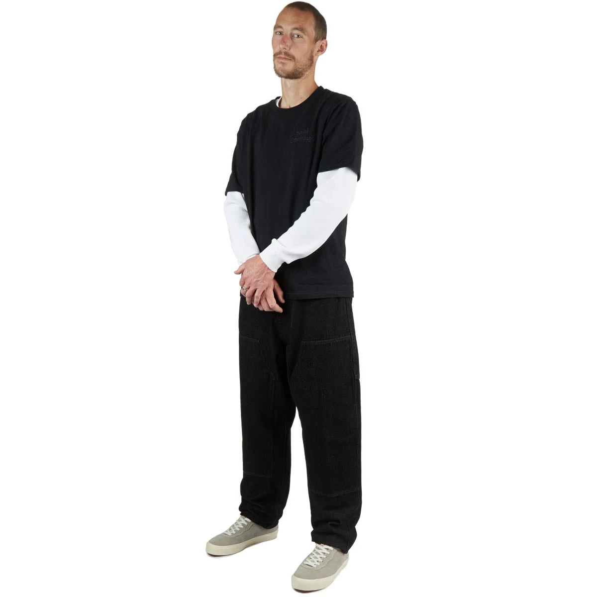 CCS 4x4 Reinforced Baggy Taper Denim Jeans - Black 5 CCS 4x4 Reinforced Baggy Taper Denim Jeans - Black - Image 3