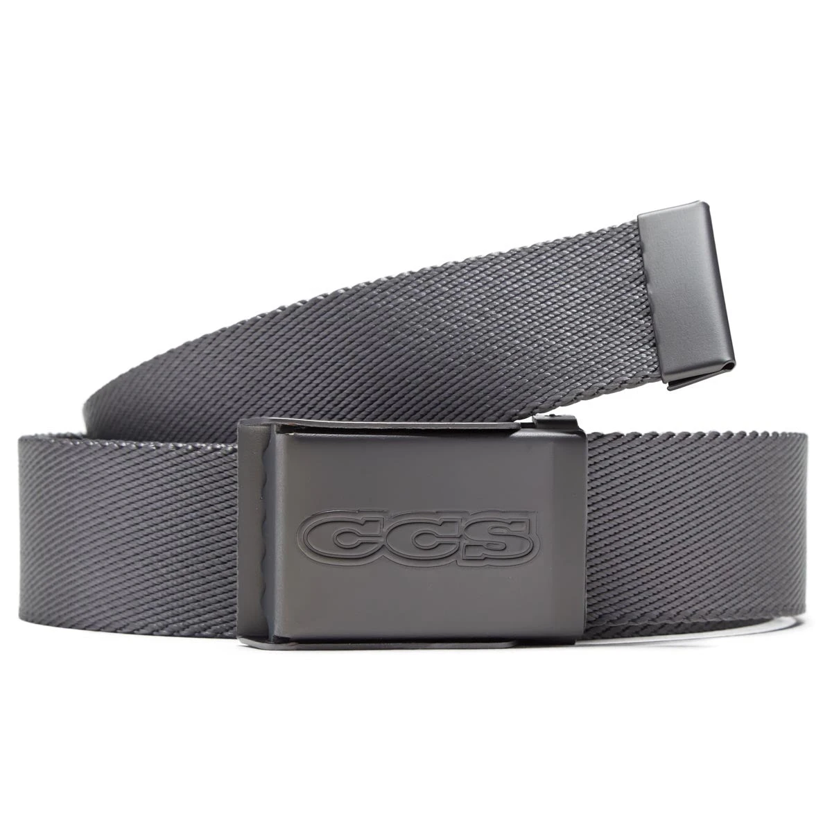 CCS Gunmetal 96 Logo Web Belt - Grey 3 CCS Gunmetal 96 Logo Web Belt - Grey