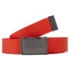 CCS Gunmetal 96 Logo Web Belt - Orange -DADDIES Skate Gear CCS webelt outline grey orange 1