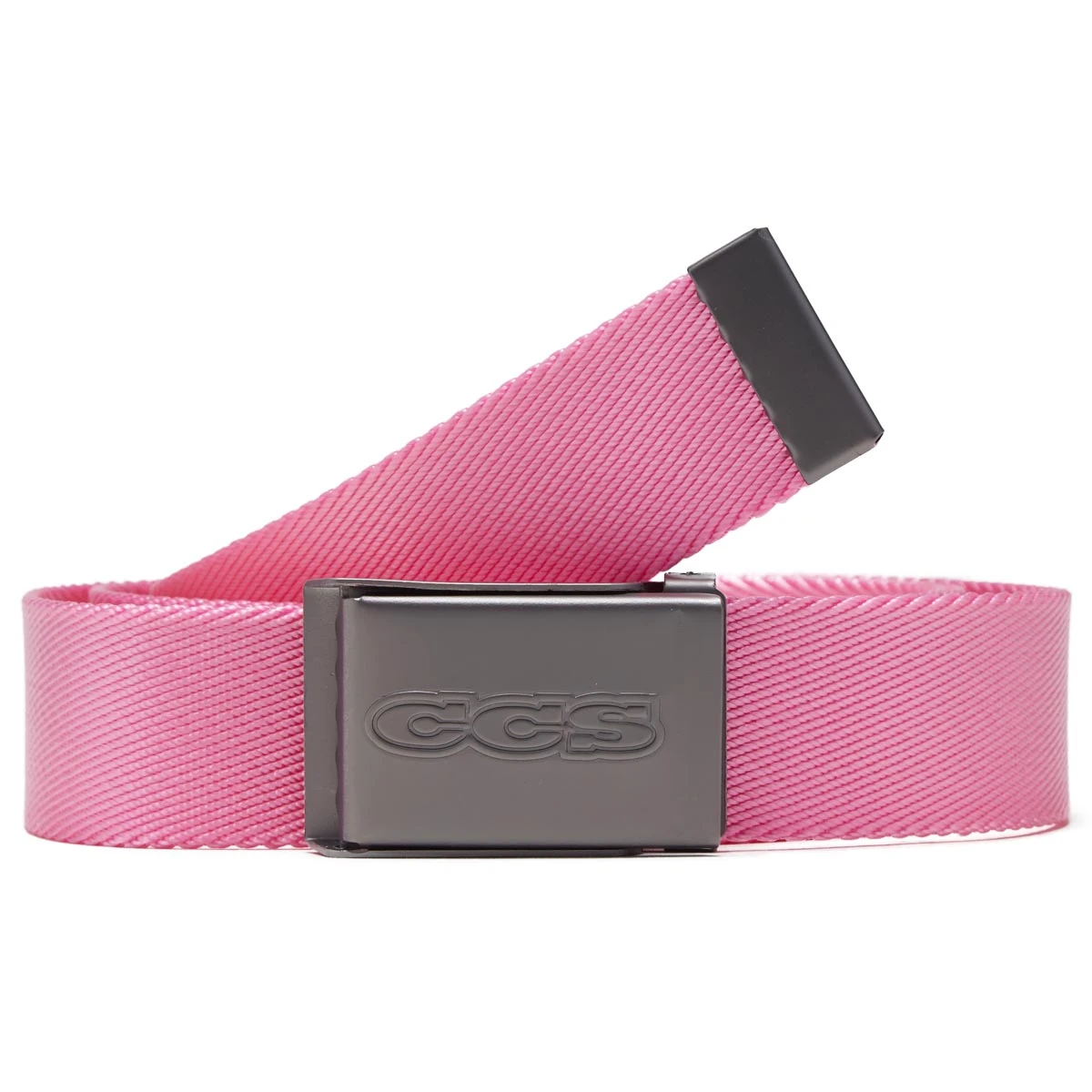 CCS Gunmetal 96 Logo Web Belt - Pink 3 CCS Gunmetal 96 Logo Web Belt - Pink