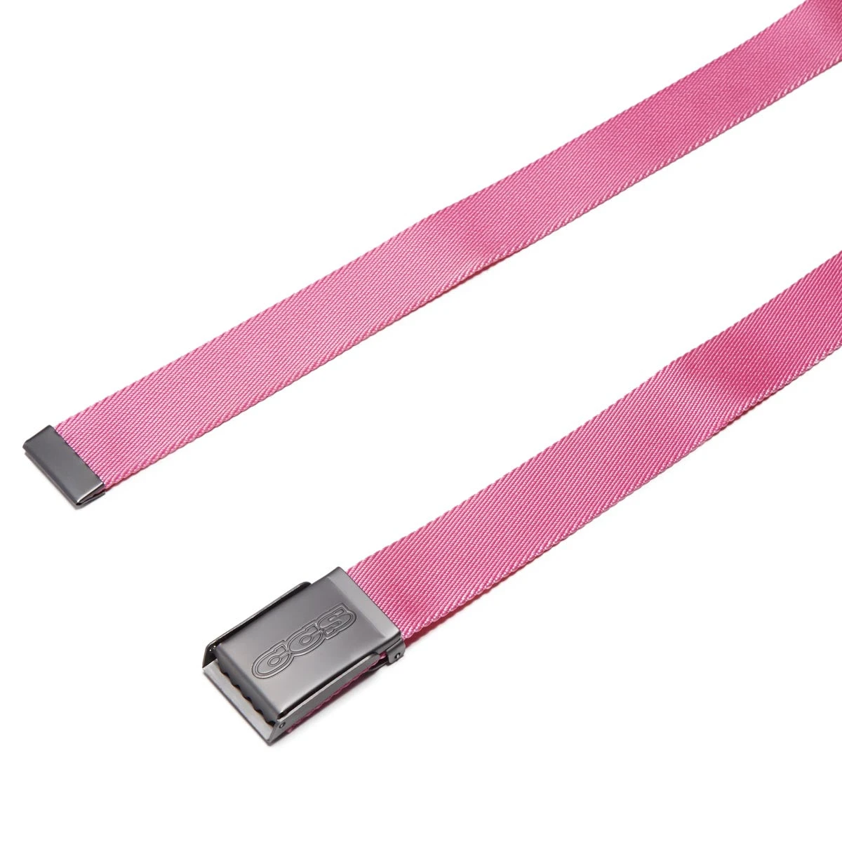 CCS Gunmetal 96 Logo Web Belt - Pink 4 CCS Gunmetal 96 Logo Web Belt - Pink - Image 2