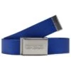 CCS Silver 96 Logo Web Belt - Royal Blue -DADDIES Skate Gear CCS webelt outline silver blue 1