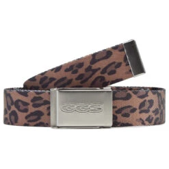 CCS Silver 96 Logo Web Belt - Leopard