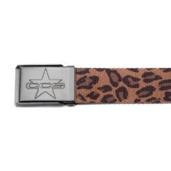 CCS Gunmetal 97 Star Web Belt - Leopard -DADDIES Skate Gear CCS webelt star grey leopard 3 07c0ee99 0152 4d47 8422 7fc97bc41212