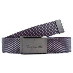 CCS Gunmetal 97 Star Web Belt - Polka Dot