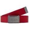 CCS Gunmetal 97 Star Web Belt - Red -DADDIES Skate Gear CCS webelt star grey red 1