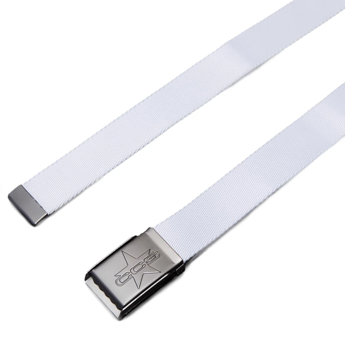 CCS Gunmetal 97 Star Web Belt - White 4 CCS Gunmetal 97 Star Web Belt - White - Image 2