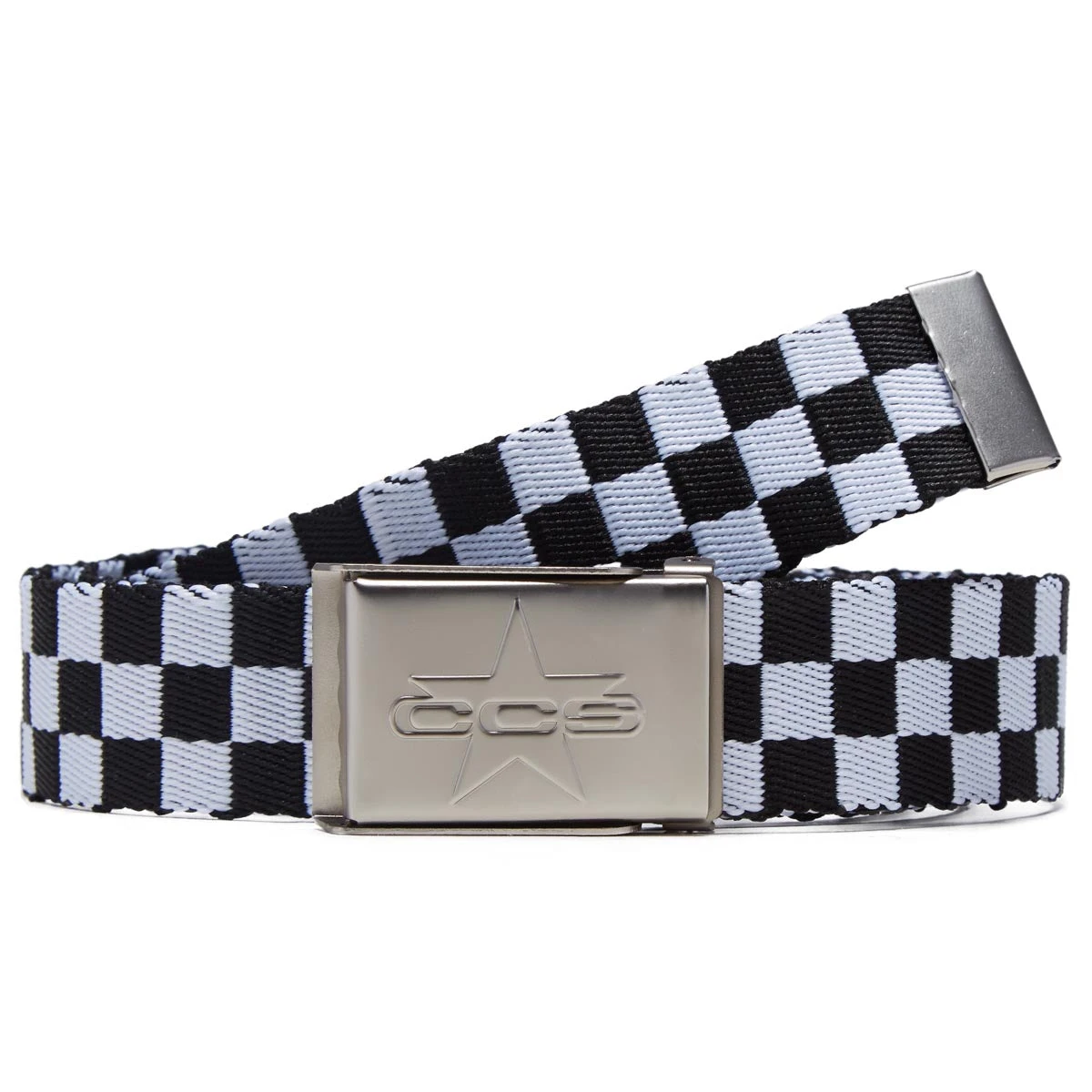 CCS Silver 97 Star Web Belt - Checkerboard 3 CCS Silver 97 Star Web Belt - Checkerboard