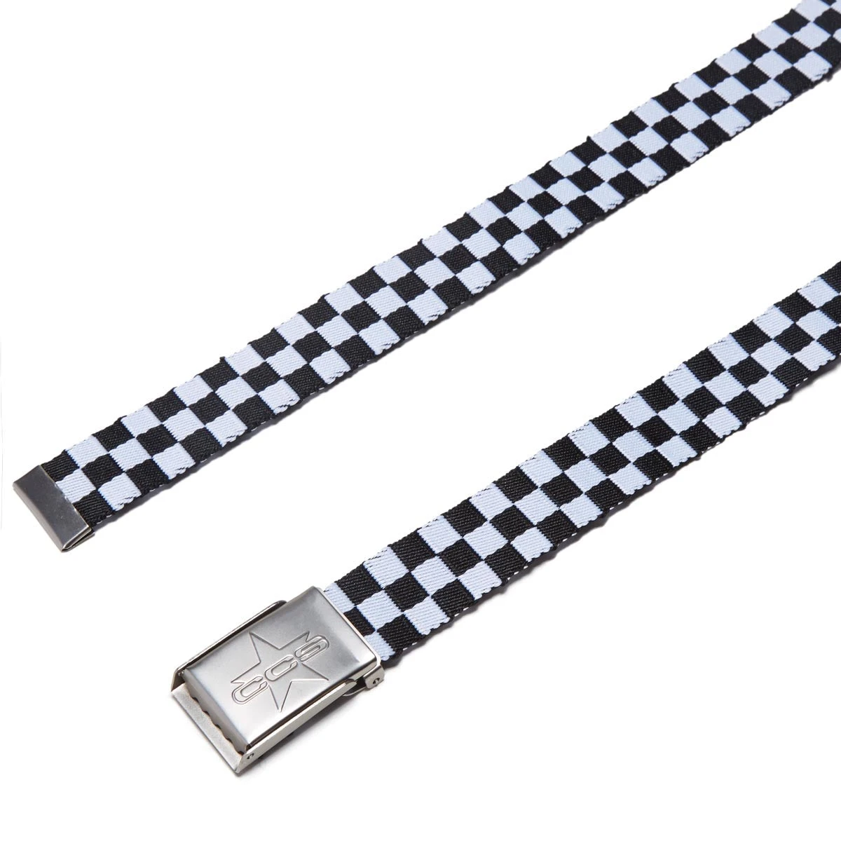 CCS Silver 97 Star Web Belt - Checkerboard 4 CCS Silver 97 Star Web Belt - Checkerboard - Image 2