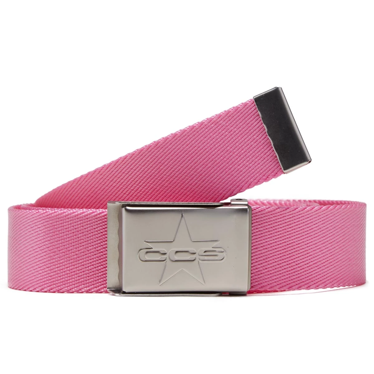 CCS Silver 97 Star Web Belt - Pink 3 CCS Silver 97 Star Web Belt - Pink