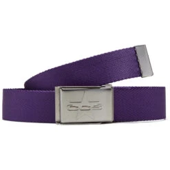 CCS Silver 97 Star Web Belt - Purple