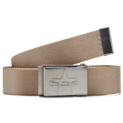 CCS Silver 97 Star Web Belt -Tan