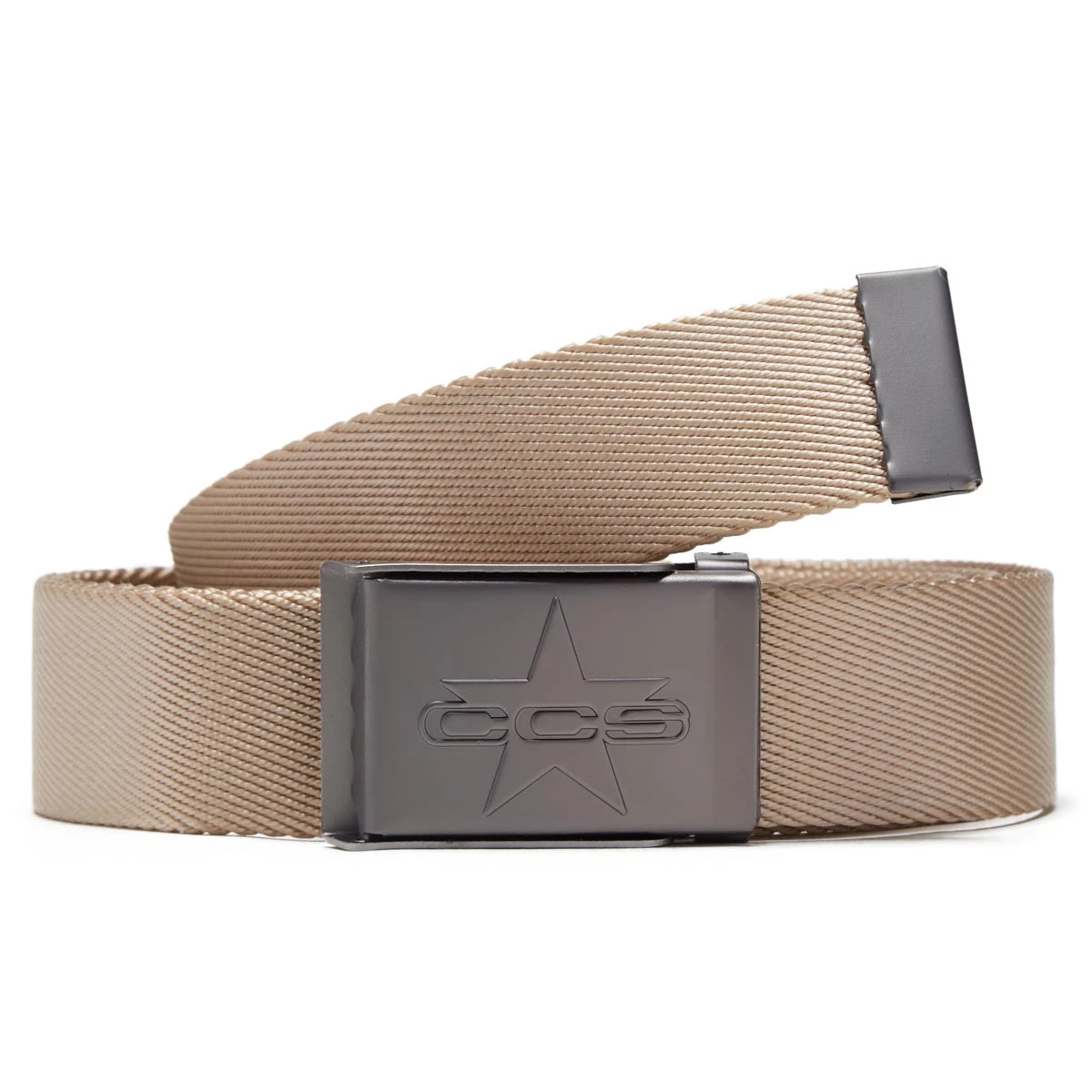 CCS Gunmetal 97 Star Web Belt -Tan 3 CCS Gunmetal 97 Star Web Belt -Tan
