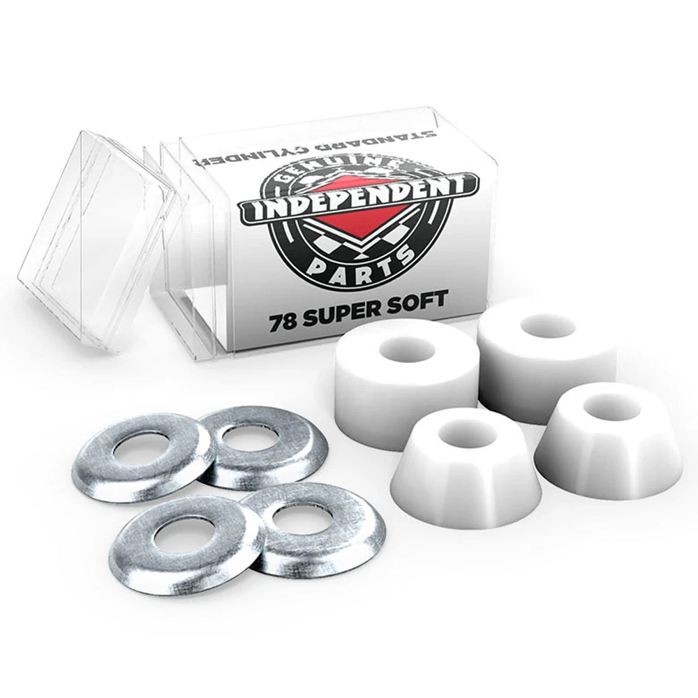 Independent Genuine Parts Standard Cylinder Super Soft 78a Bushings - White 3 Independent Genuine Parts Standard Cylinder Super Soft 78a Bushings - White