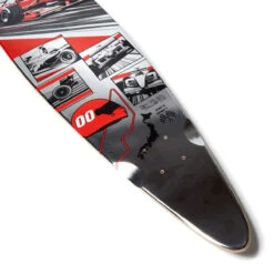 Daddies Race Car Pintail Longboard Complete - Silver Foil/Red -DADDIES Skate Gear F1 Longboard Pintail 4 7e2d667a 0de2 417b b42d c04ba154a2ff