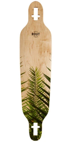 Rout Palms Drop-Thru Longboard Deck