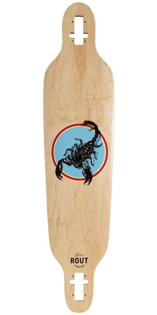 Rout Threat Drop-Thru Longboard Deck 3 Rout Threat Drop-Thru Longboard Deck