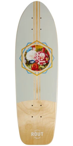 Rout Floral Cruiser Skateboard Deck