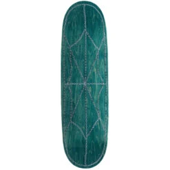 CCS Chain Web Egg1 Shaped Skateboard Deck - Teal - 9.00"