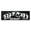 CCS Kickflip Sticker - Black/White -DADDIES Skate Gear ccs kickflip sticker blackwhite