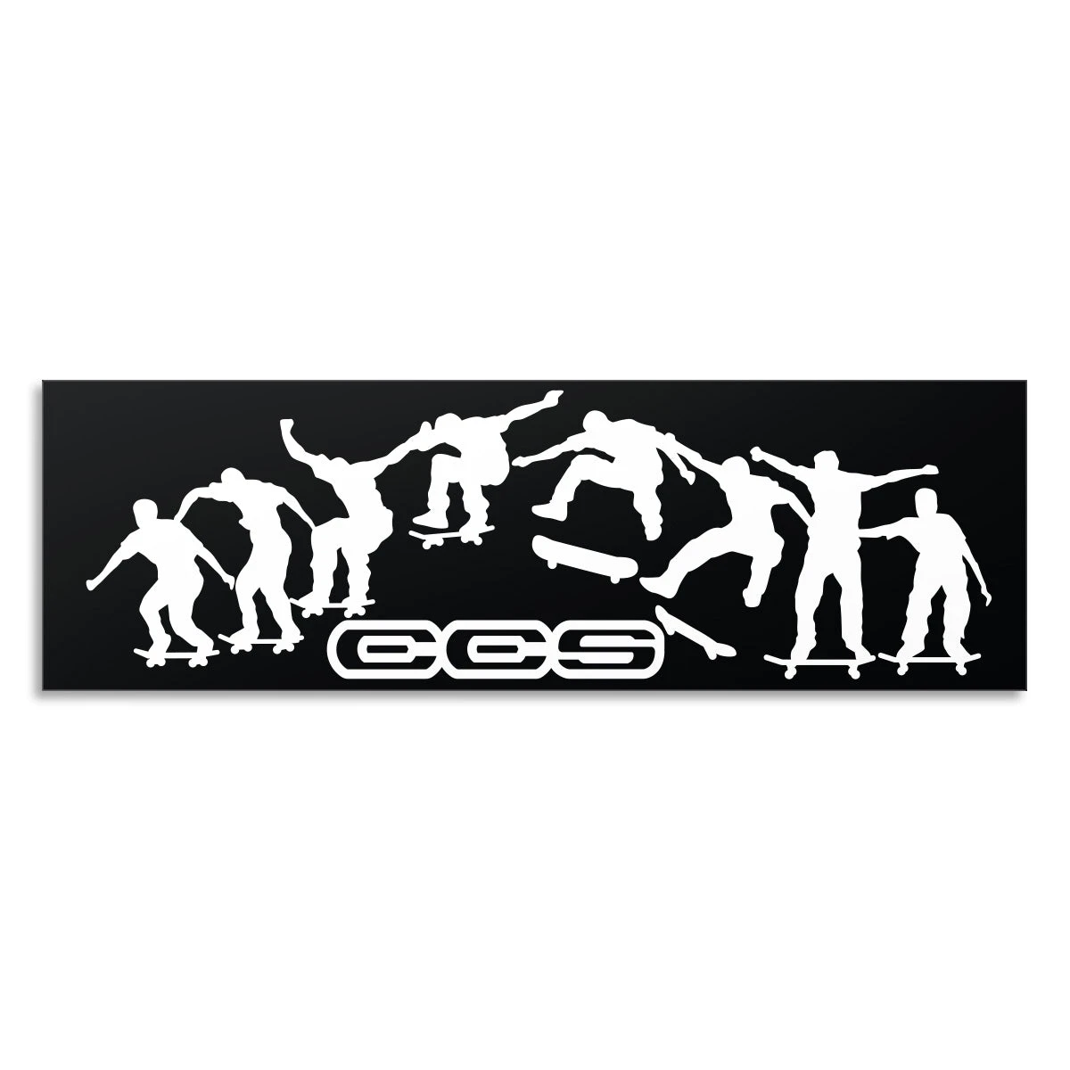 CCS Kickflip Sticker - Black/White 3 CCS Kickflip Sticker - Black/White