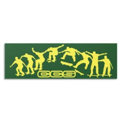 CCS Kickflip Sticker - Forest/Yellow
