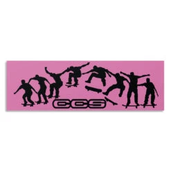 CCS Kickflip Sticker - Pink/Black