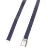 CCS Silver Kickflip Buckle Belt - Navy -DADDIES Skate Gear ccs silver kickflip buckle belt navy 2