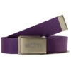 CCS Silver Kickflip Buckle Belt - Purple -DADDIES Skate Gear ccs silver kickflip buckle belt purple 1