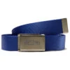 CCS Silver Kickflip Buckle Belt - Royal Blue -DADDIES Skate Gear ccs silver kickflip buckle belt royal blue 1