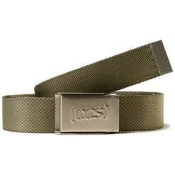 CCS Silver Logo Buckle Belt - Olive