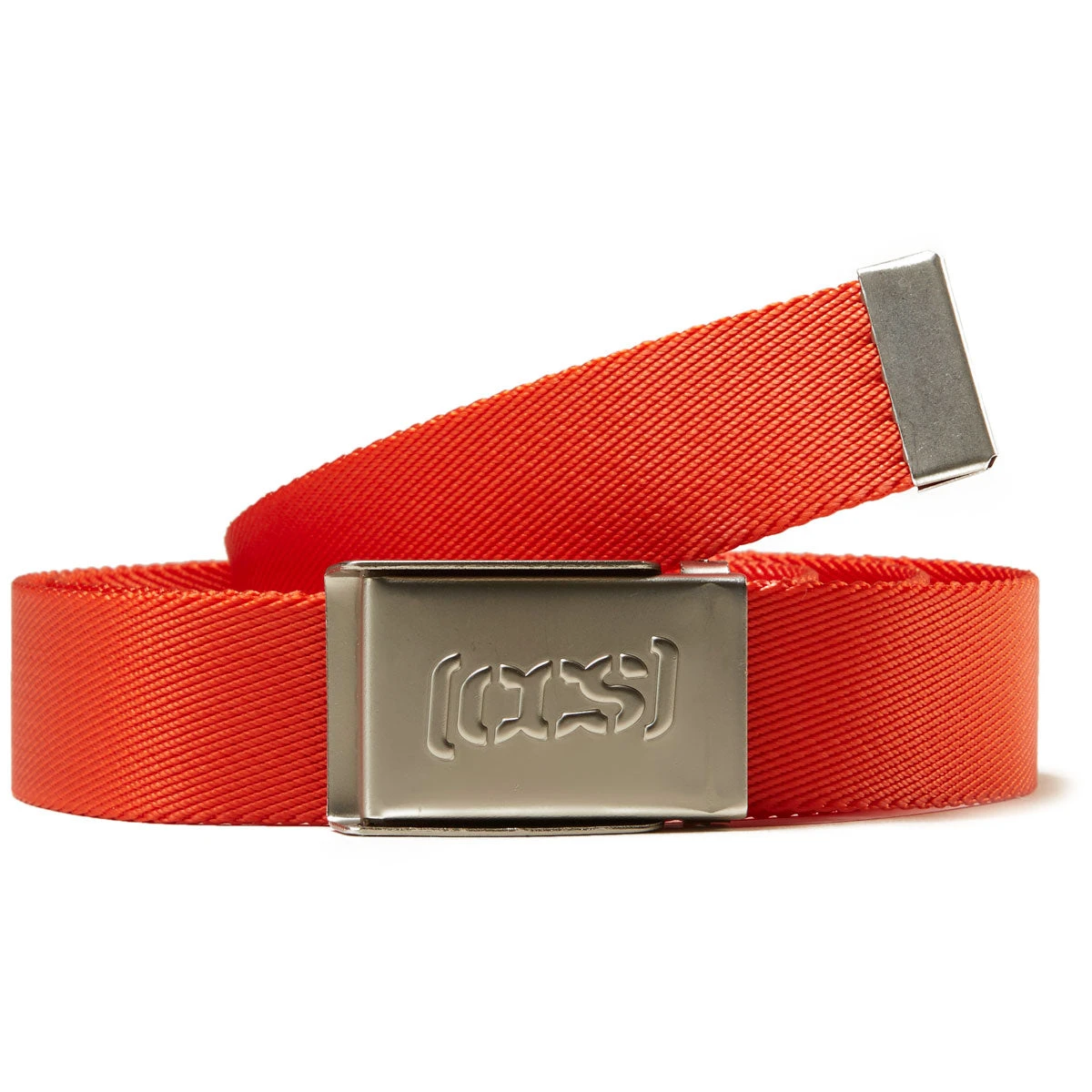 CCS Silver Logo Buckle Belt - Orange 4 CCS Silver Logo Buckle Belt - Orange - Image 2