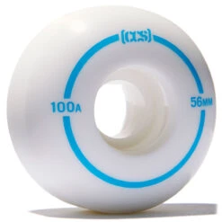 CCS Skateboard Wheels - White - 56mm