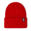 CCS Bracket Label Beanie - Red -DADDIES Skate Gear ccs staple beanie red