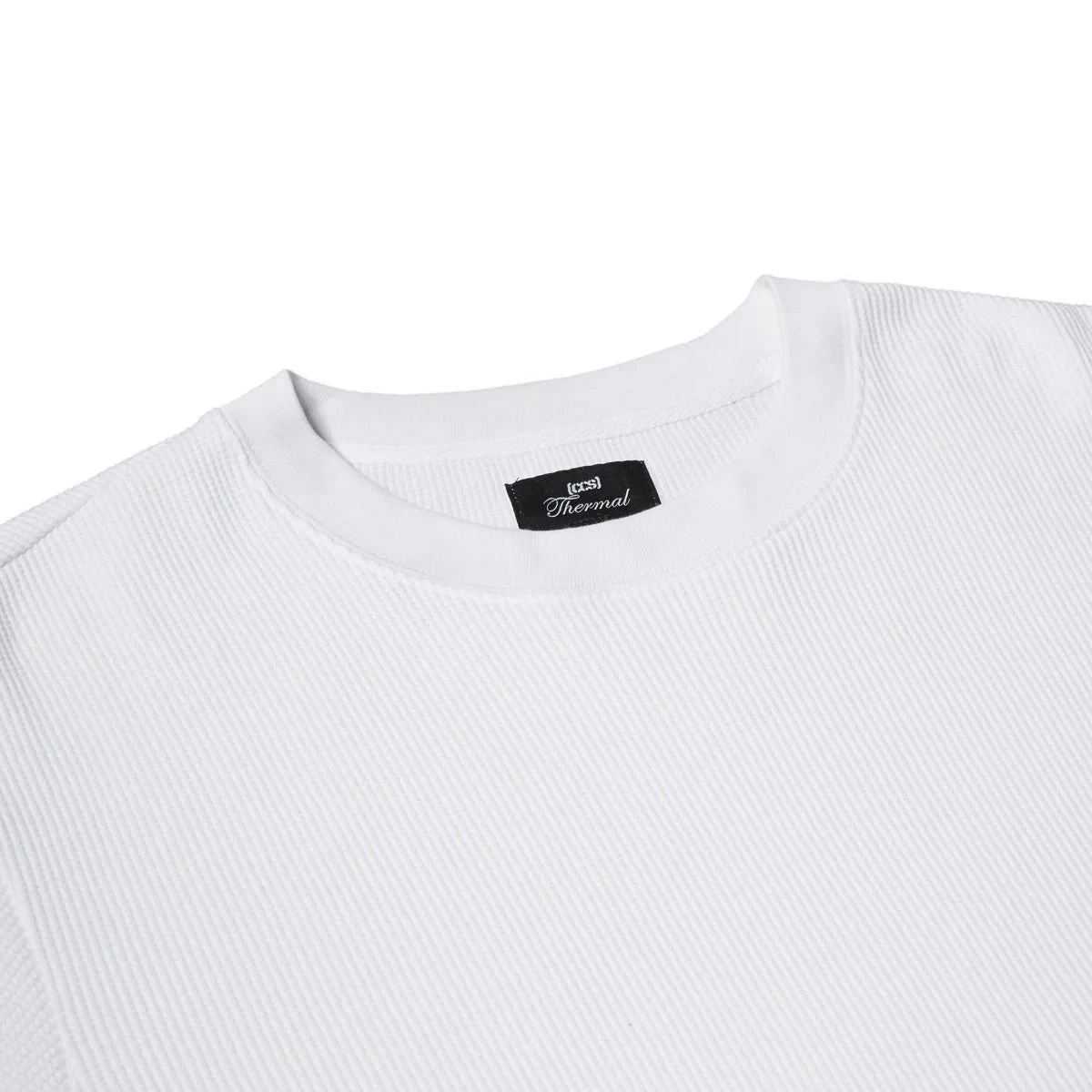 CCS OG Waffle Knit Thermal Shirt - White 4 CCS OG Waffle Knit Thermal Shirt - White - Image 2