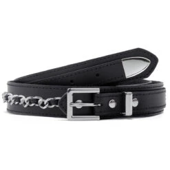 CCS Chain Ranger Leather Belt - Black