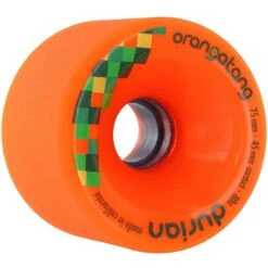 Orangatang Durian Freeride Longboard Wheels 75mm 80a Orange