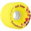 Orangatang Fat Free Freeride 86a Longboard Wheels - Yellow - 65mm -DADDIES Skate Gear fatfree yellow b1da12c1 9e75 4faf b369 145b4cac8527