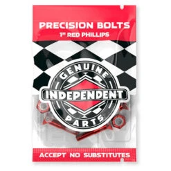 Independent Genuine Parts Phillips Hardware - Black/Red - 1"